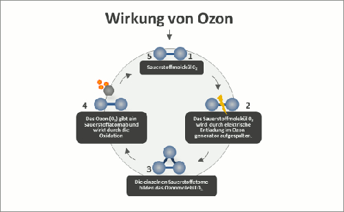 Geruchsneutralisation - Ozonwirkung